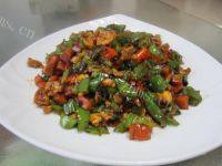 香味四溢的豆豉炒青椒