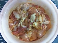 家常菜辣子鸡做法图解4)