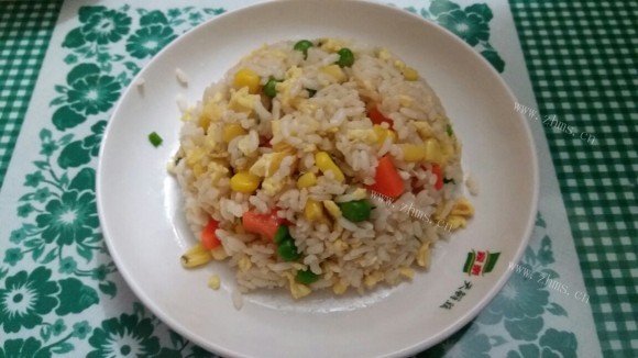 杂蔬蛋炒饭