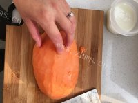 可口的木瓜酸牛奶做法图解3)