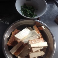 家常菜炒豆腐干做法图解3)
