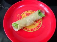 好吃的老鹅生菜卷饼做法图解14)