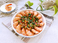 美味的蒜蓉虾