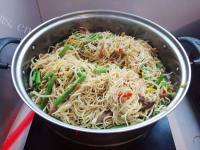 美味的蒸面条