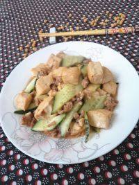 家常菜肉末烧豆腐