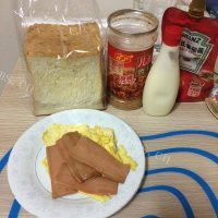 烤箱版三明治做法图解1)