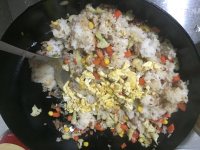 美味的五彩炒饭