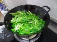 绝味的蒜香小白菜做法图解4)