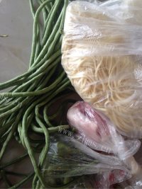 家常豆角焖面做法图解1)