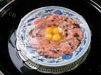 家常菜香菇肉末蒸蛋做法图解8)