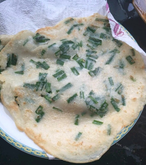 五味俱全的韭菜鸡蛋饼