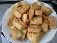 家常菜蒜苗豆腐做法图解6)