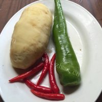 家常菜青椒炒土豆丝做法图解1)