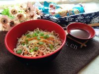 花生酱拌干捞面做法图解9)
