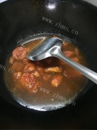 番茄青椒烩牛肉~营养健康做法图解4)