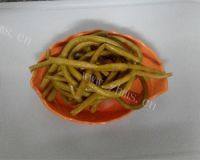 家常菜酸豆角炒肉做法图解1)
