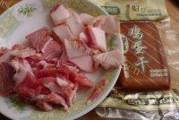 家常菜鸡蛋干炒肉做法图解1)
