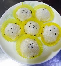 自制榴莲糯米糍做法图解11)