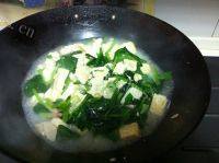 家常菜菠菜炖豆腐