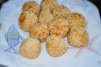 自制南瓜芝麻球