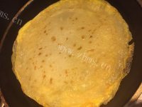 美味的早餐鸡蛋卷饼做法图解5)