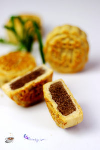 自制广式豆沙月饼