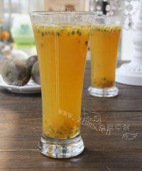解渴的百香果蜂蜜绿茶
