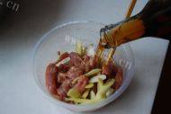 家常菜西葫芦炒肉片做法图解4)
