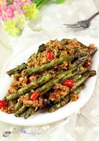 家常菜肉末干煸豆角