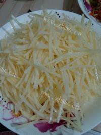 家常菜素炒土豆丝做法图解5)