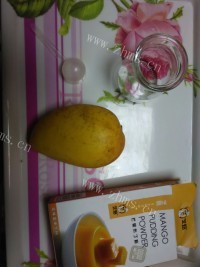 芒果布丁做法图解1)