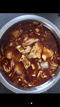 特色美食水煮肉片做法图解14)