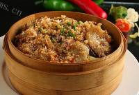 知味回头的小笼渣肉蒸饭做法图解3)