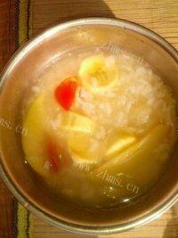 美味早餐水果粥