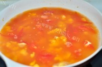 好吃的西红柿鸡蛋疙瘩汤的做法图解五