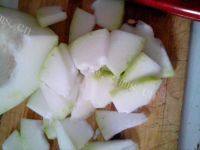 家常菜肥肉炒冬瓜做法图解3)