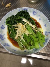 家常菜白灼菜心