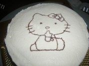色泽不错的KITTY蛋糕做法图解5)
