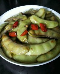 家常菜炒刀豆