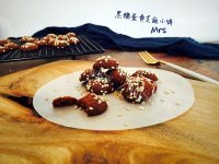 好吃的黑糖芝麻蛋黄小饼干做法图解12)