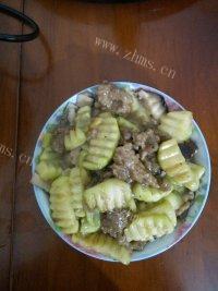 家常菜佛手瓜炒肉