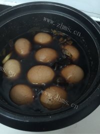 美味的五香卤蛋做法图解5)