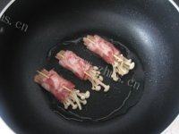 「首发」培根金针菇卷做法图解5)