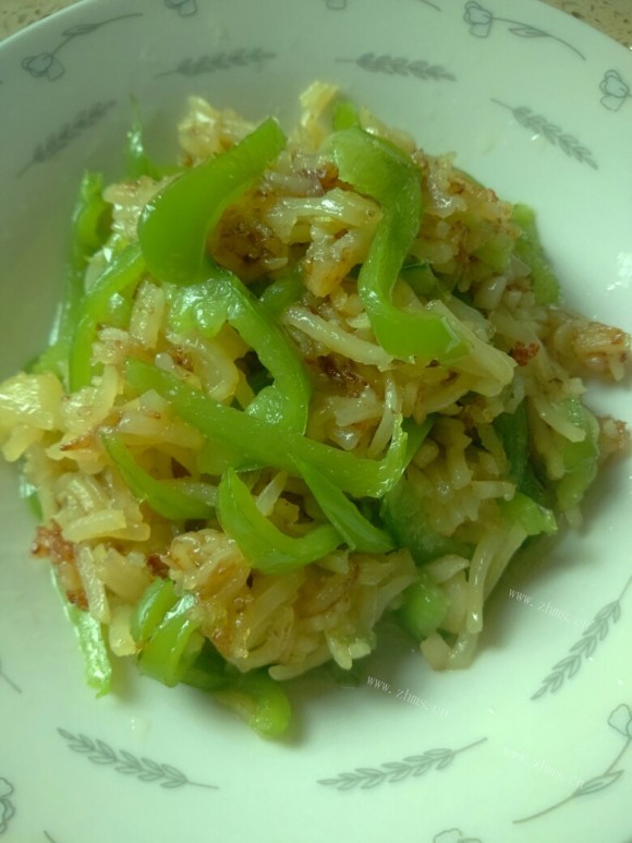 青椒炒土豆丝