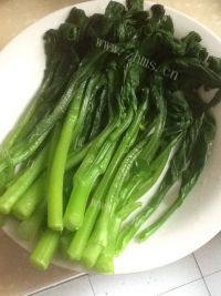 白灼广东菜心做法图解5)
