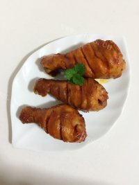 奥尔良烤鸡腿做法图解16)