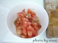 美味的西红柿鸡蛋菠菜面做法图解6)