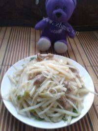 家常菜土豆丝炒肉丝