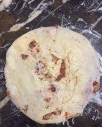 美味的肉末煎饼做法图解9)