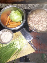美味家常蒸水饺做法图解1)